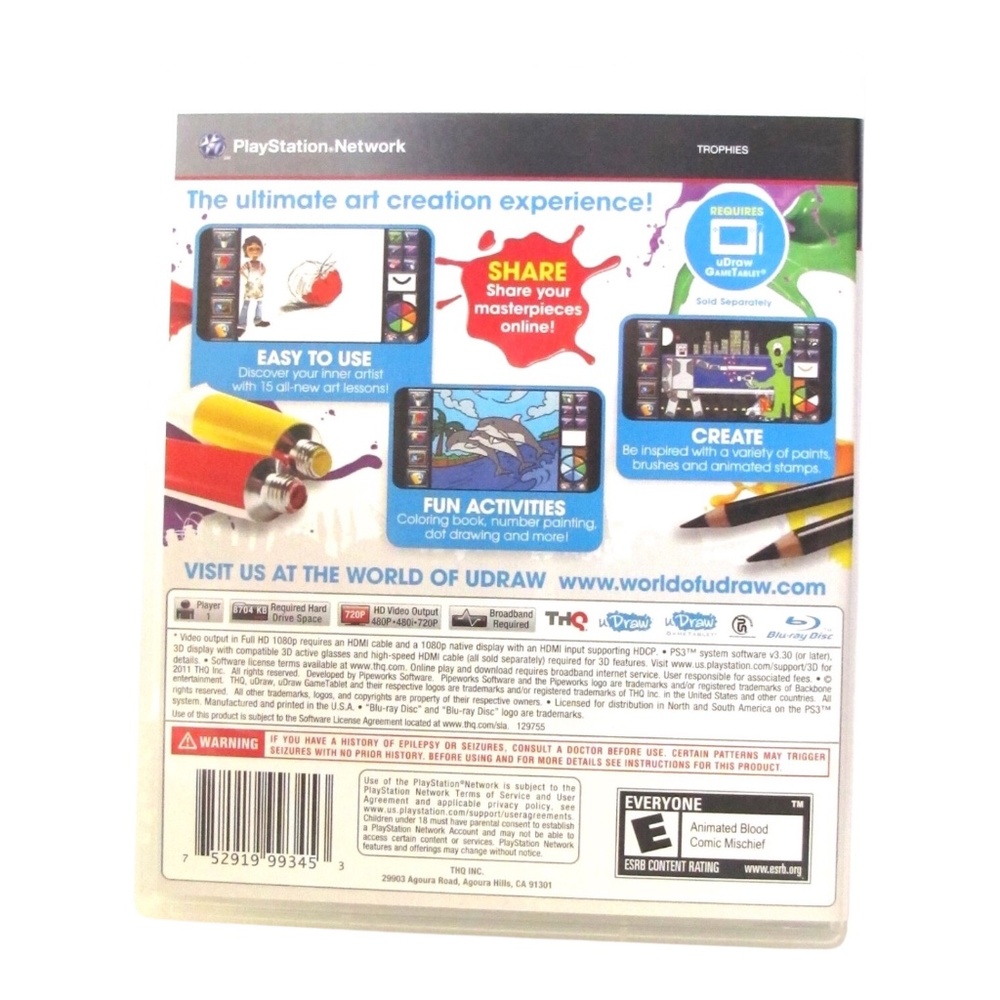 PS3 uDraw Studio: Instant Artist Game READ - Picture 3 of 3
